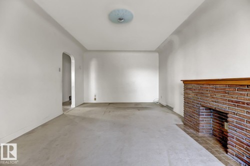 12007 69 Street, Edmonton, AB - Indoor Photo Showing Other Room With Fireplace