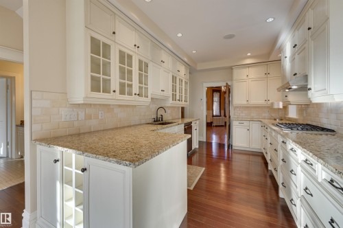 10317 Villa Avenue, Edmonton, AB - Indoor Photo Showing Kitchen With Upgraded Kitchen