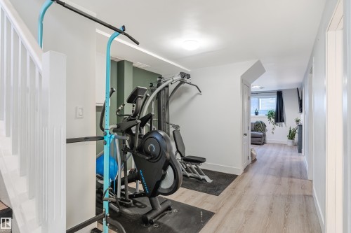 4134 51 Street, Gibbons, AB - Indoor Photo Showing Gym Room