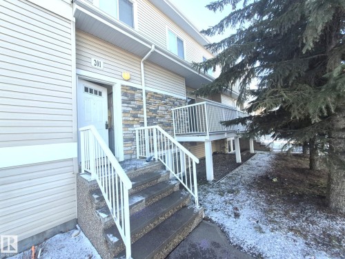 201 164 Bridgeport Boulevard, Leduc, AB - Outdoor With Deck Patio Veranda With Exterior