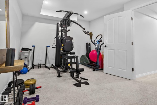 7224 158 Avenue, Edmonton, AB - Indoor Photo Showing Gym Room