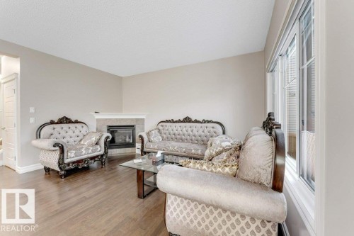 3683 8 Street, Edmonton, AB - Indoor With Fireplace