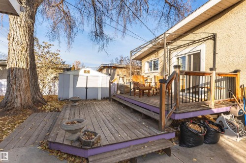 8204 163 Street, Edmonton, AB - Outdoor With Deck Patio Veranda