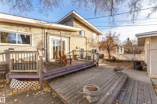 8204 163 Street, Edmonton, AB - Outdoor With Deck Patio Veranda