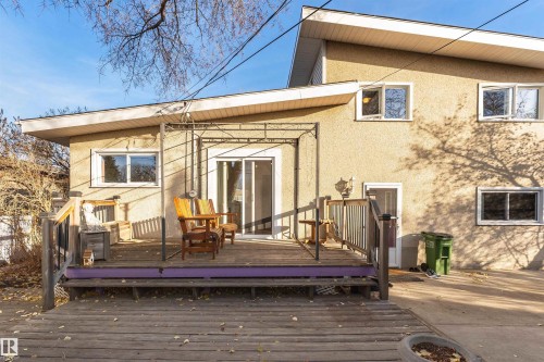 8204 163 Street, Edmonton, AB - Outdoor With Deck Patio Veranda With Exterior