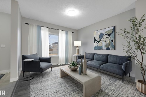 169 Robinson Drive, Leduc, AB - Indoor Photo Showing Living Room