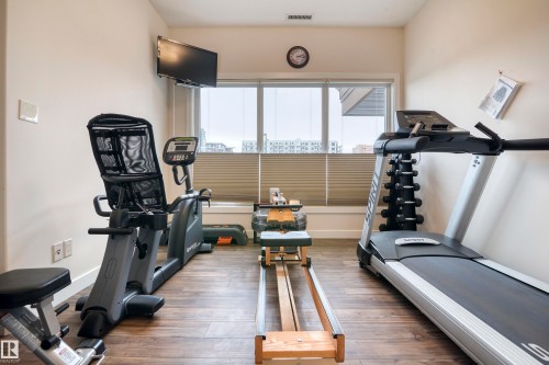 1406 2755 109 Street, Edmonton, AB - Indoor Photo Showing Gym Room