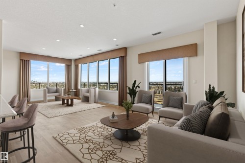 1406 2755 109 Street, Edmonton, AB - Indoor Photo Showing Living Room