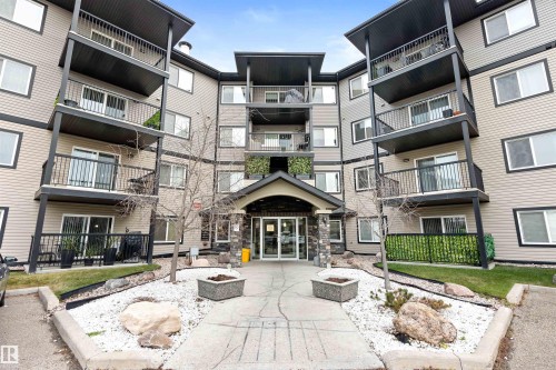 View of apartment building / complex - 111 5951 165 Avenue, Edmonton, AB - Outdoor With Facade