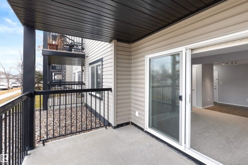 Balcony with a sunroom - 111 5951 165 Avenue, Edmonton, AB - Outdoor With Exterior