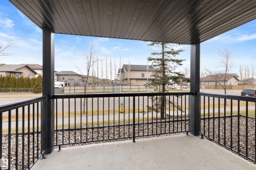 Balcony with a residential view - 111 5951 165 Avenue, Edmonton, AB - Outdoor With Exterior