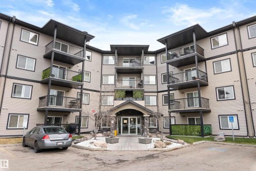 View of apartment building / complex - 111 5951 165 Avenue, Edmonton, AB - Outdoor With Facade
