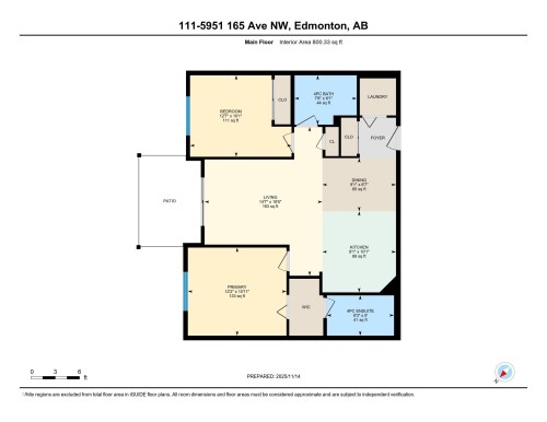 View of property floor plan - 111 5951 165 Avenue, Edmonton, AB - Other