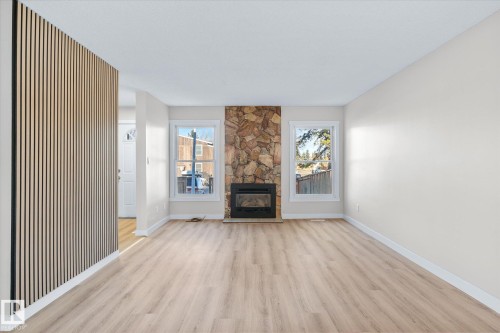 6510 184 Street, Edmonton, AB - Indoor Photo Showing Living Room With Fireplace