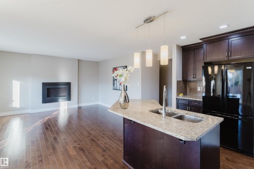 16730 122A Street, Edmonton, AB - Indoor Photo Showing Kitchen With Double Sink