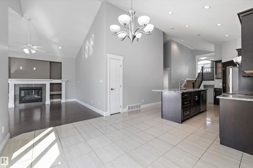 550 Albany Way, Edmonton, AB - Indoor With Fireplace