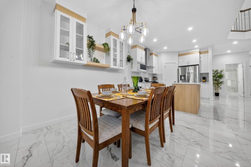 3605 41 Ave, Beaumont, AB - Indoor Photo Showing Dining Room