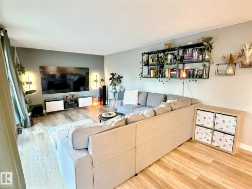 17119 82 Avenue, Edmonton, AB - Indoor Photo Showing Living Room