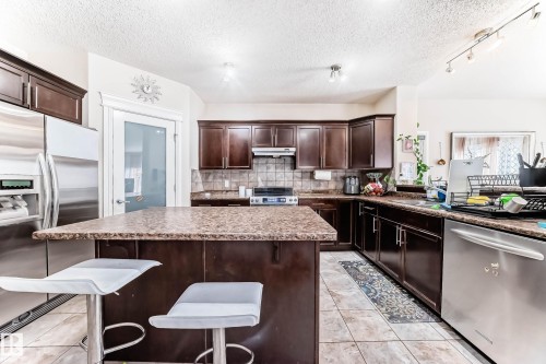 6159 12 Avenue Sw, Edmonton, AB - Indoor Photo Showing Kitchen With Double Sink With Upgraded Kitchen