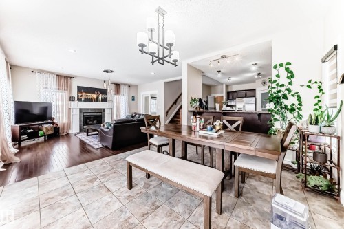 6159 12 Avenue Sw, Edmonton, AB - Indoor With Fireplace