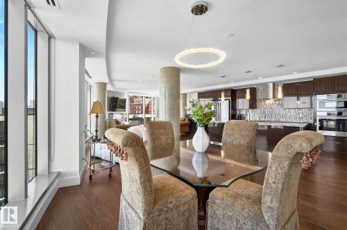 1201 11969 Jasper Avenue, Edmonton, AB - Indoor Photo Showing Dining Room