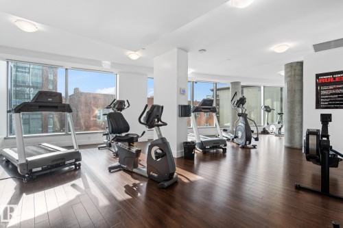 1201 11969 Jasper Avenue, Edmonton, AB - Indoor Photo Showing Gym Room