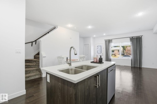 13304 114 Street, Edmonton, AB - Indoor Photo Showing Kitchen With Double Sink With Upgraded Kitchen