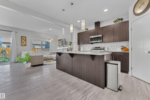 252 39 Avenue, Edmonton, AB - Indoor Photo Showing Kitchen With Upgraded Kitchen