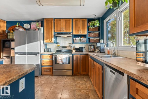 42003 55 Highway, Rural Bonnyville M.D., AB - Indoor Photo Showing Kitchen With Double Sink