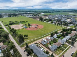 Aerial perspective of suburban area - 