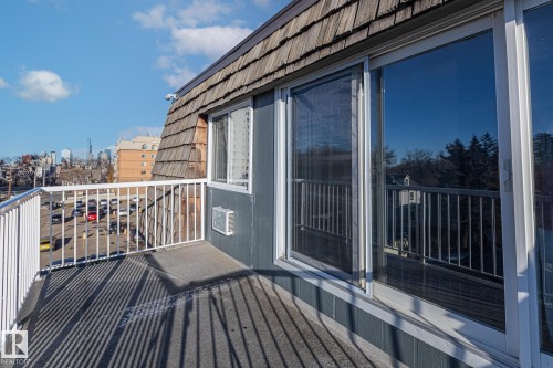 425 8604 Gateway Boulevard, Edmonton, AB - Outdoor With Balcony With Exterior