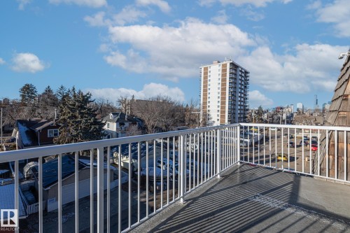 425 8604 Gateway Boulevard, Edmonton, AB - Outdoor With Balcony
