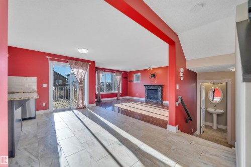 29 Southbridge Crescent, Calmar, AB - Indoor With Fireplace