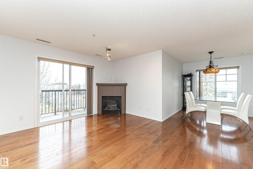 302 17407 99 Avenue, Edmonton, AB - Indoor With Fireplace