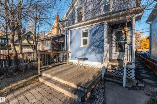 9213 101A Avenue, Edmonton, AB - Outdoor With Deck Patio Veranda