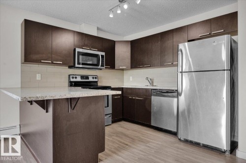 219 14808 125 Street, Edmonton, AB - Indoor Photo Showing Kitchen With Upgraded Kitchen