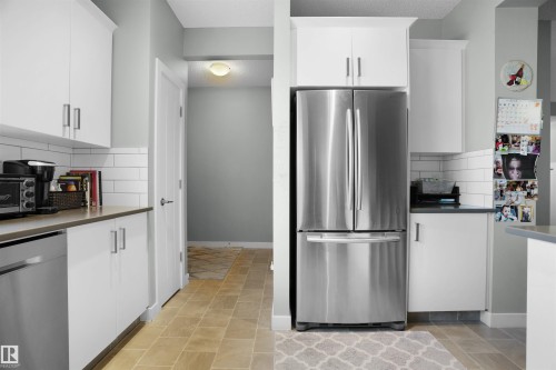 5050 Andison Close, Edmonton, AB - Indoor Photo Showing Kitchen With Stainless Steel Kitchen