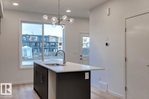 339 30 Street, Edmonton, AB - Indoor Photo Showing Kitchen With Double Sink