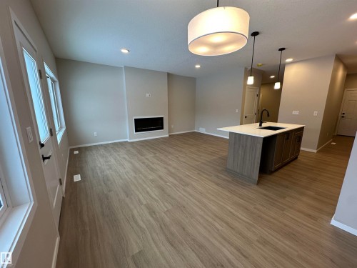 1152 South Creek Wynd, Stony Plain, AB - Indoor With Fireplace