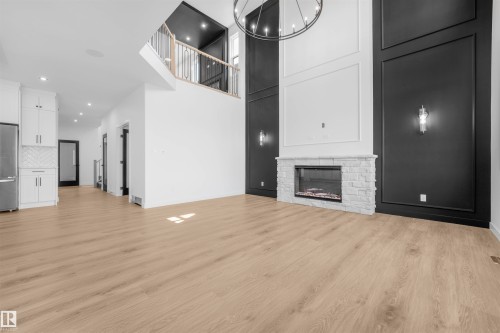 48 Grassview Crescent, Spruce Grove, AB - Indoor With Fireplace