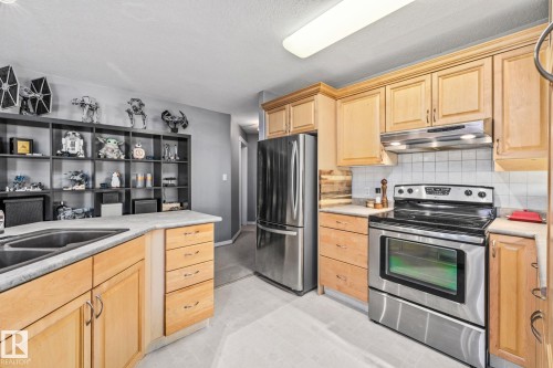 107 6708 90 Avenue, Edmonton, AB - Indoor Photo Showing Kitchen With Double Sink