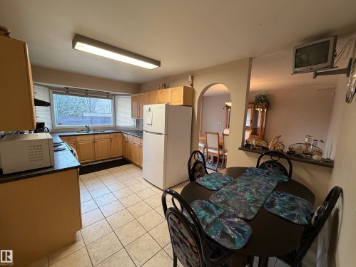 3841 62 Street Nw, Edmonton, AB - Indoor Photo Showing Kitchen With Double Sink