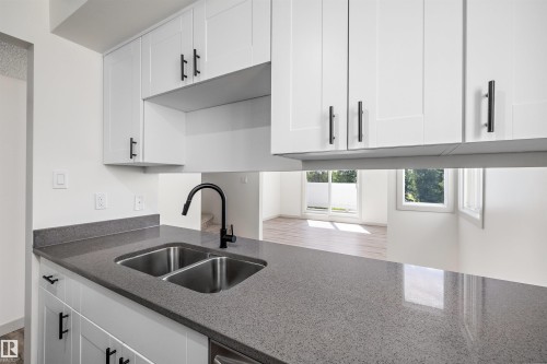 189 Lancaster Terrace, Edmonton, AB - Indoor Photo Showing Kitchen With Double Sink