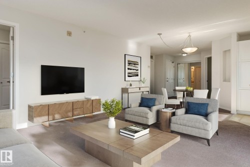 443 279 Suder Greens Drive, Edmonton, AB - Indoor Photo Showing Living Room