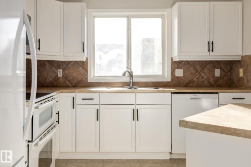 443 279 Suder Greens Drive, Edmonton, AB - Indoor Photo Showing Kitchen With Double Sink