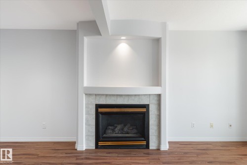 52 9630 176 Street, Edmonton, AB - Indoor Photo Showing Living Room With Fireplace