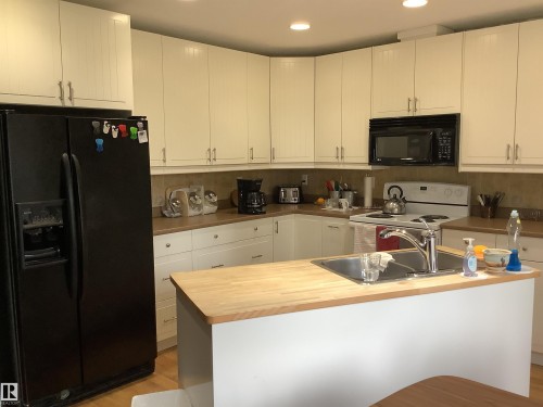 29 Wheatstone Crescent, St. Albert, AB - Indoor Photo Showing Kitchen With Double Sink