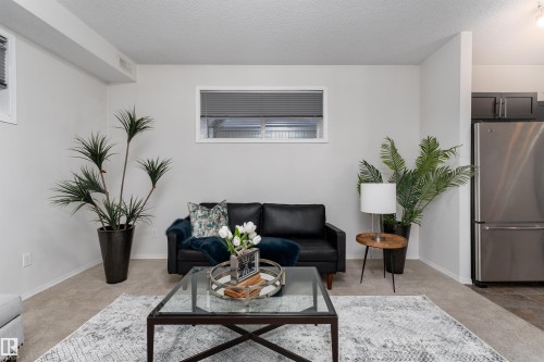 22 6520 2 Avenue, Edmonton, AB - Indoor Photo Showing Living Room