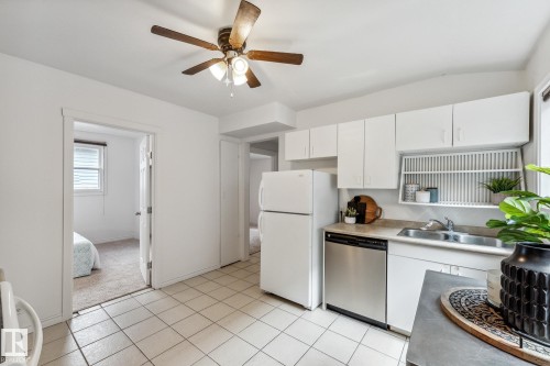 11211 93 Street, Edmonton, AB - Indoor Photo Showing Kitchen With Double Sink