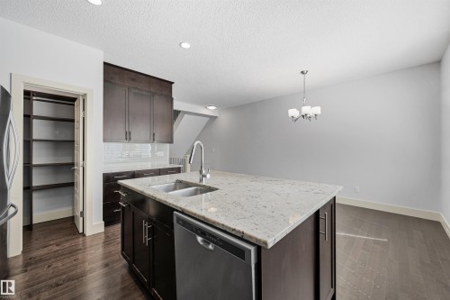 7506 May Common, Edmonton, AB - Indoor Photo Showing Kitchen With Double Sink